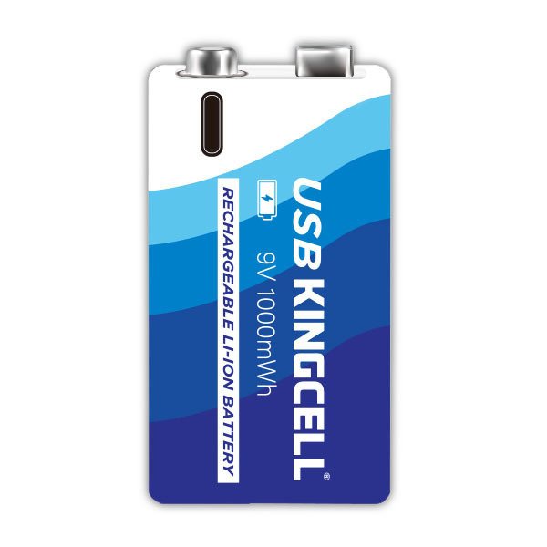 خلية بطارية ليثيوم 9 فولت قابلة لإعادة الشحن